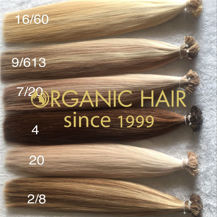  Flat-Tip Hair Extensions-Oganic Hair H166